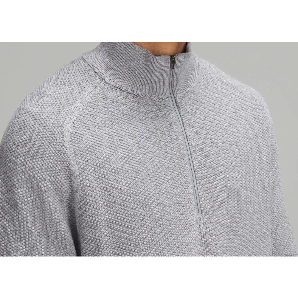 Lululemon Textured Knit Half-Zip Sweater - Picture 3 of 7